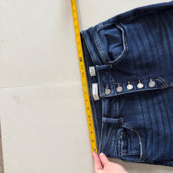 KanCan High Rise Ankle Skinny Button Fly Stretch Denim Blue Jeans Womens size 30 - Picture 9 of 12